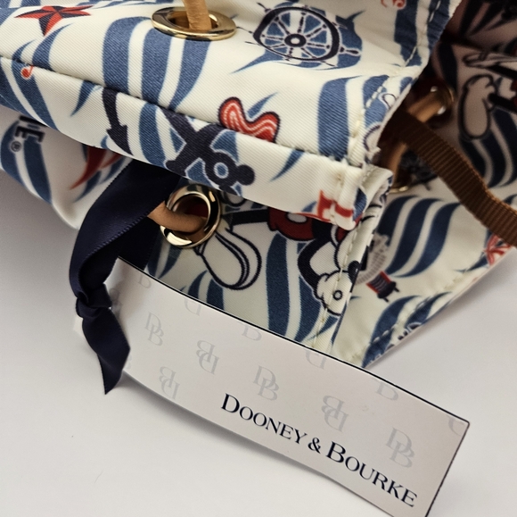 Disney Cruise Line Wave Drawstring Backpack by Dooney & Bourke - Picture 4 of 8